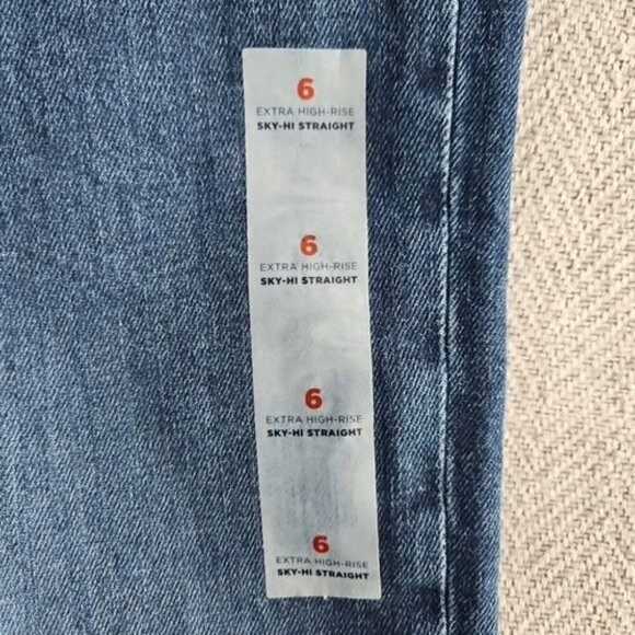 Old Navy Jeans Women's Size 6 (29x27) NWT High-Rise Straight Medium Wash Stretch - Picture 12 of 16